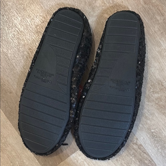 Black sequin slippers - Picture 2 of 2